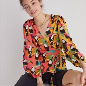 NWOT Farm Rio Toucan Top Small
